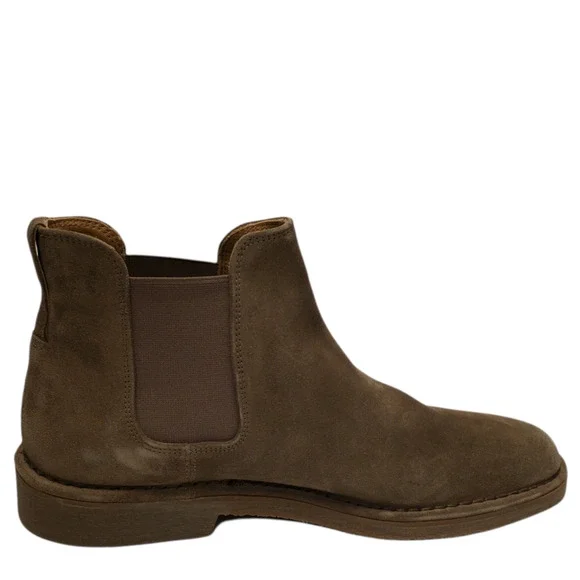 Vince Men's Sanford Suede Chelsea Boots Flint Brown - Picture 3 of 6